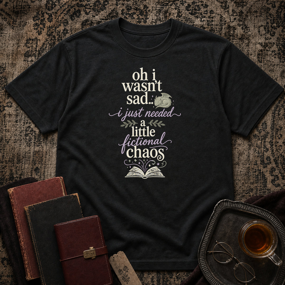 Oh i wasn't sad.. i just needed T-shirt