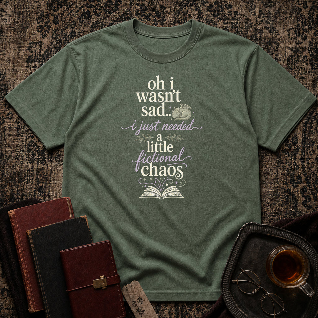 Oh i wasn't sad.. i just needed T-shirt