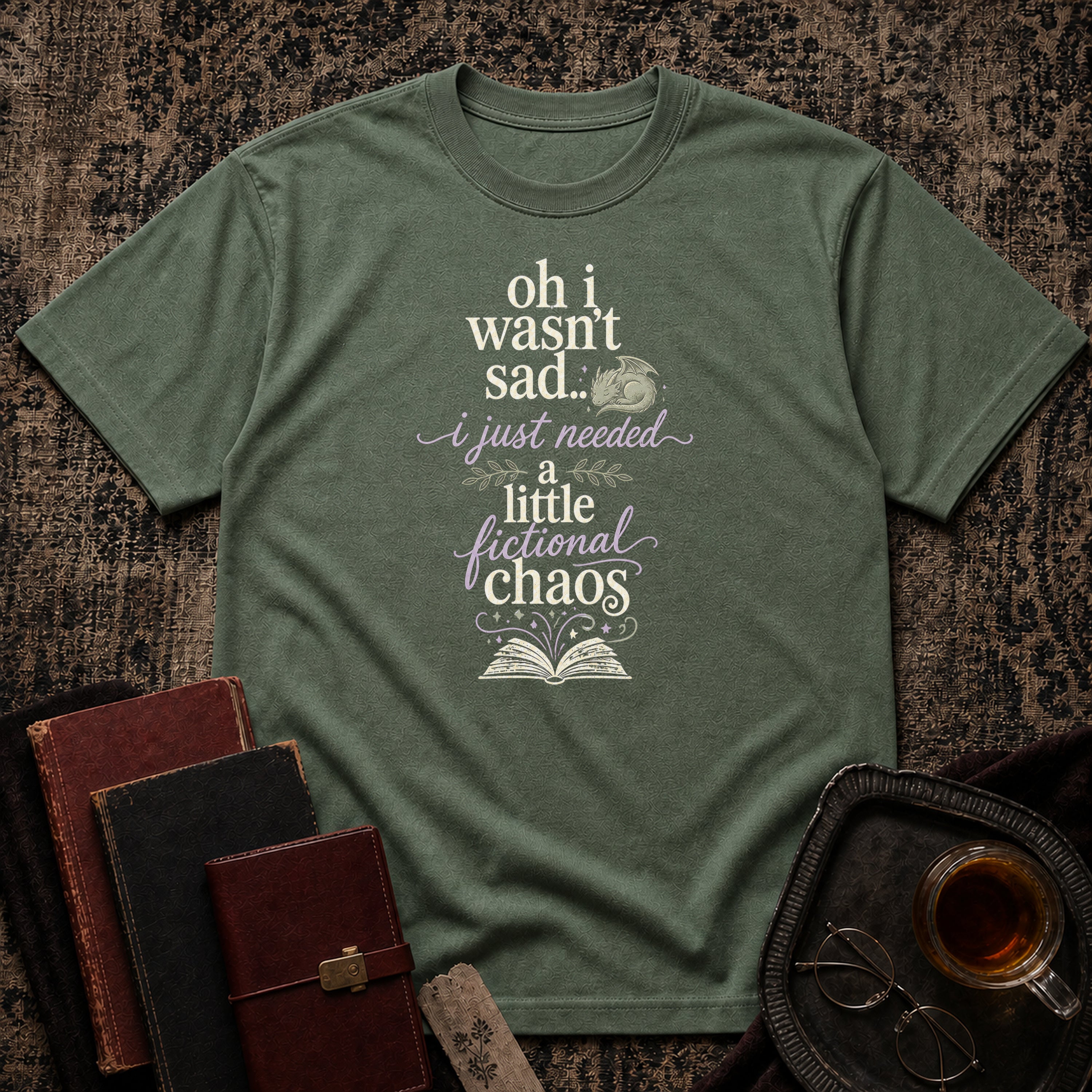 Oh i wasn't sad.. i just needed T-shirt