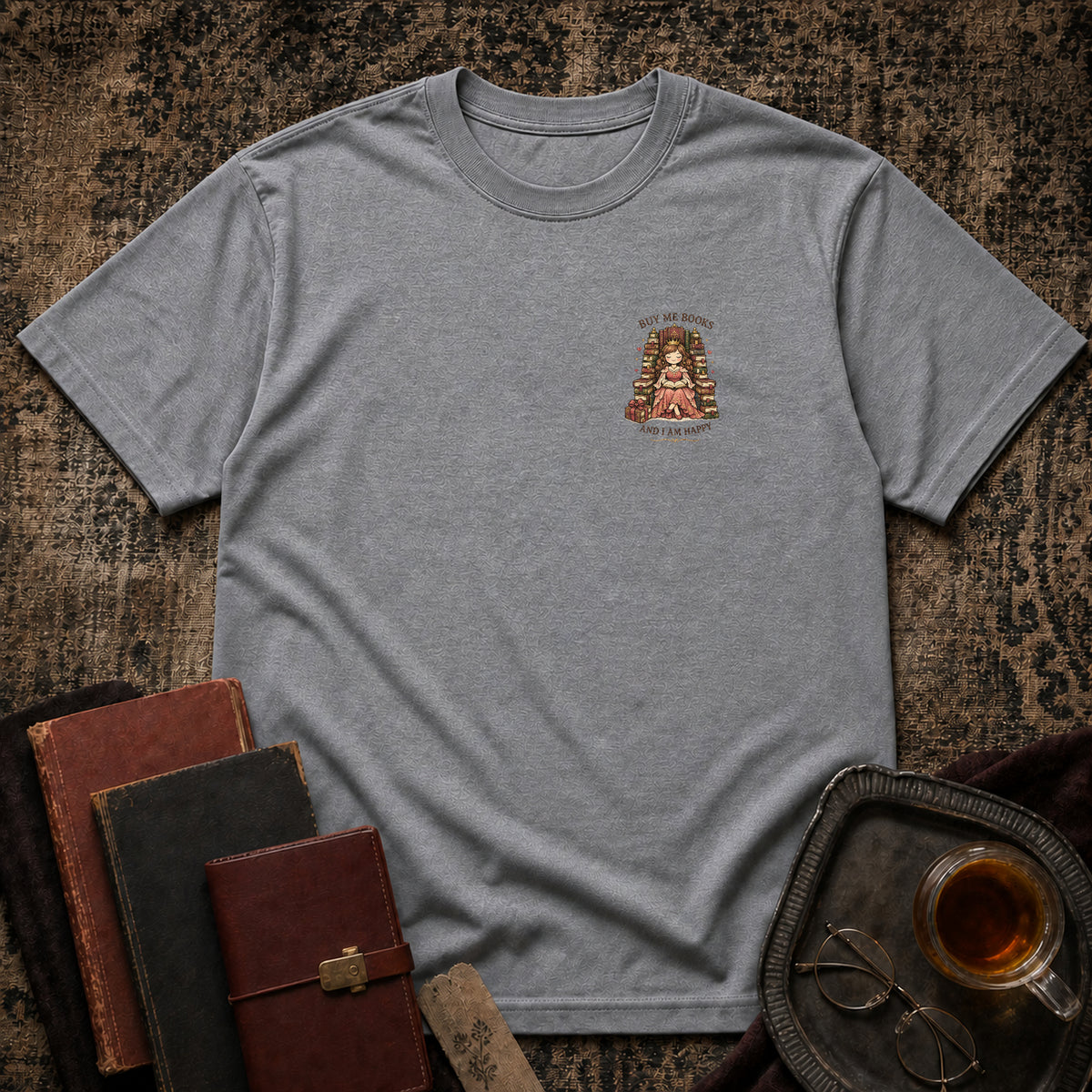 Buy me books and I'm happy T-shirt