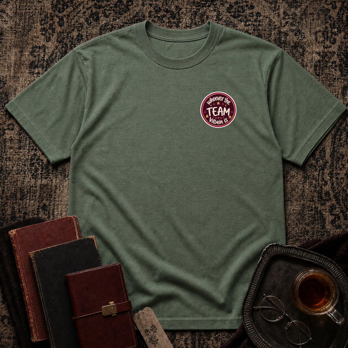 TOBD Military Green front flatlay
