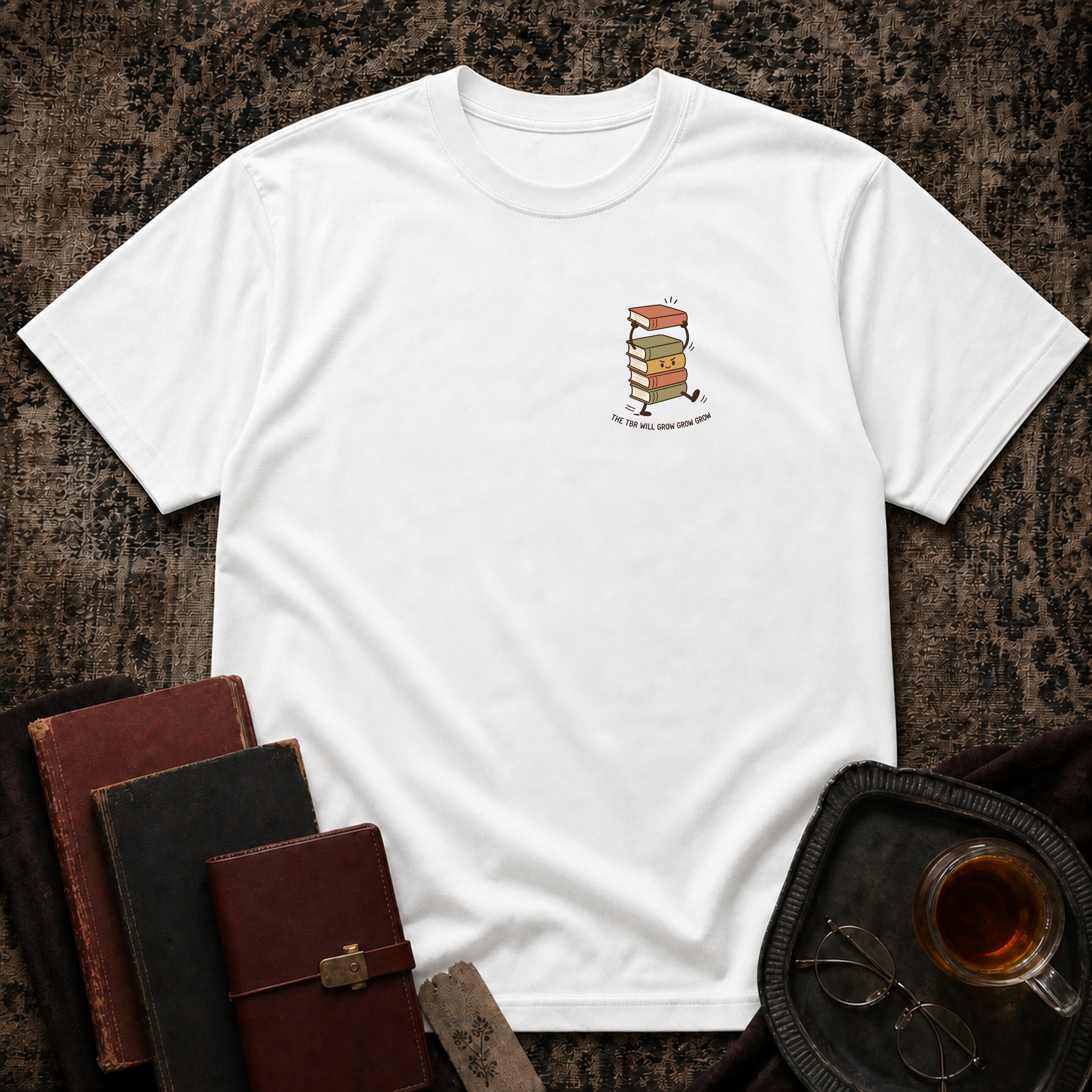 My TBR will grow T-shirt