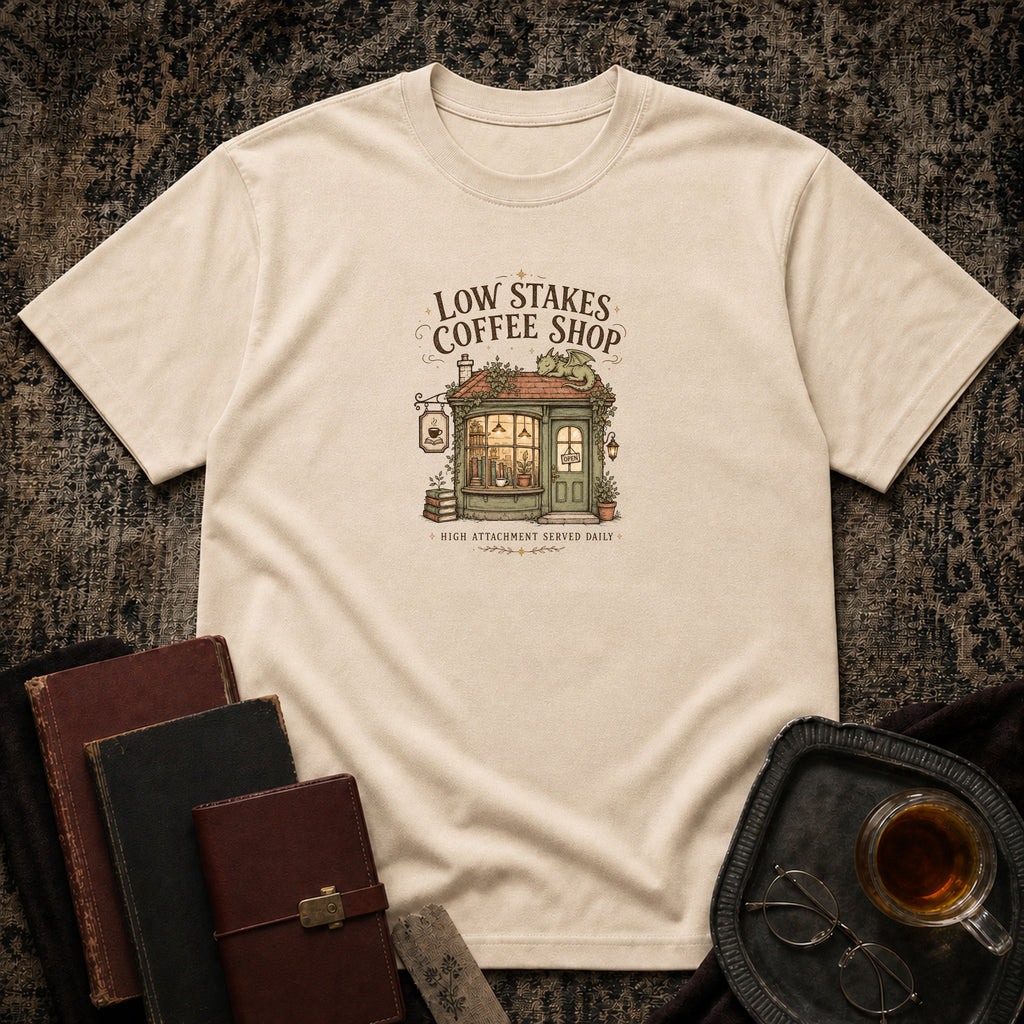 Low Stakes Coffee Shop T-shirt
