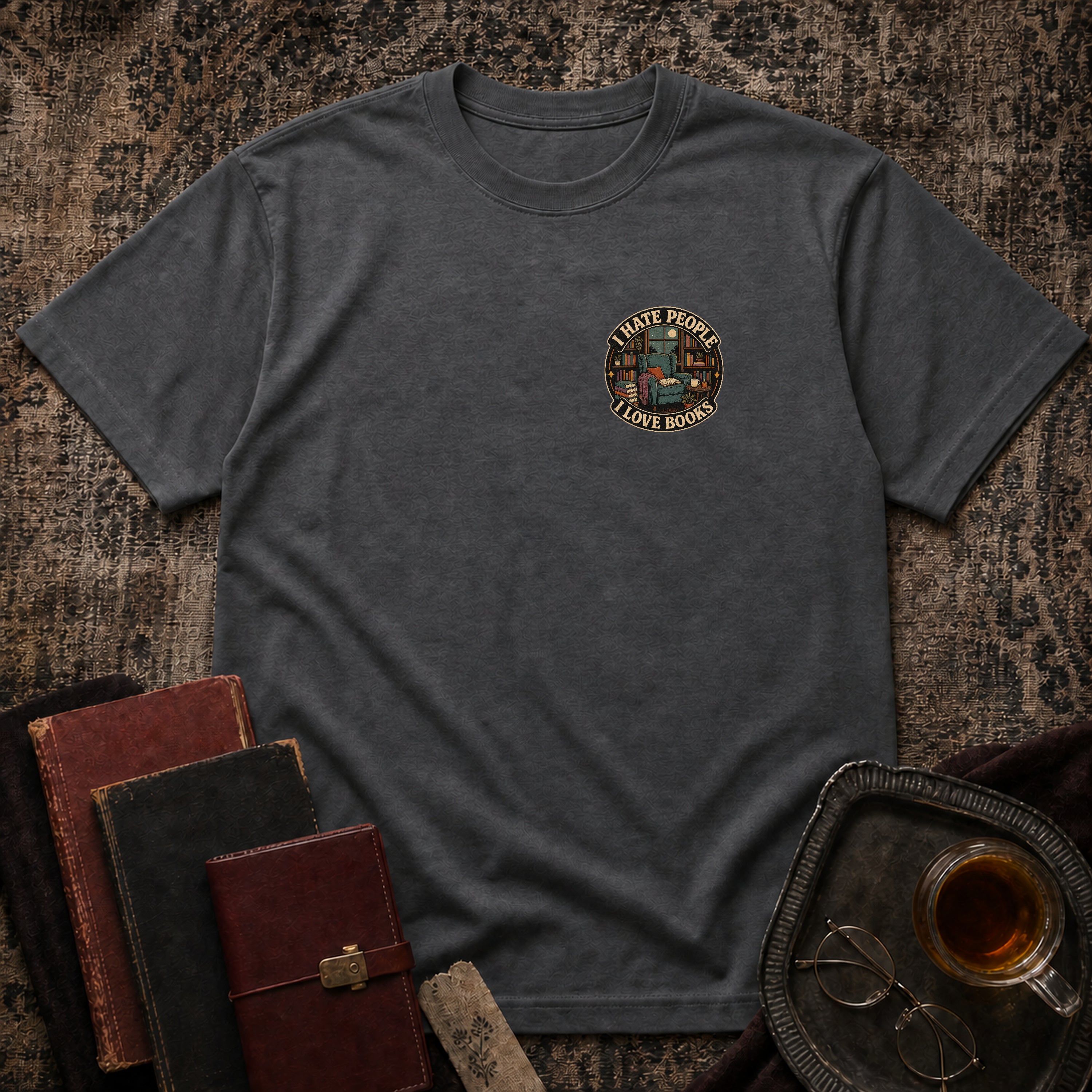 Hate People Love Books T-shirt