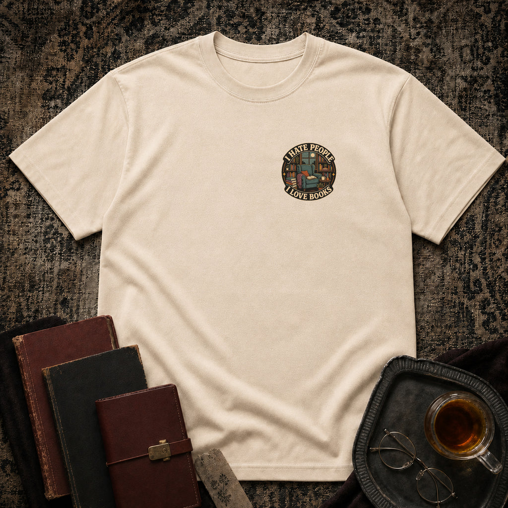 Hate People Love Books T-shirt