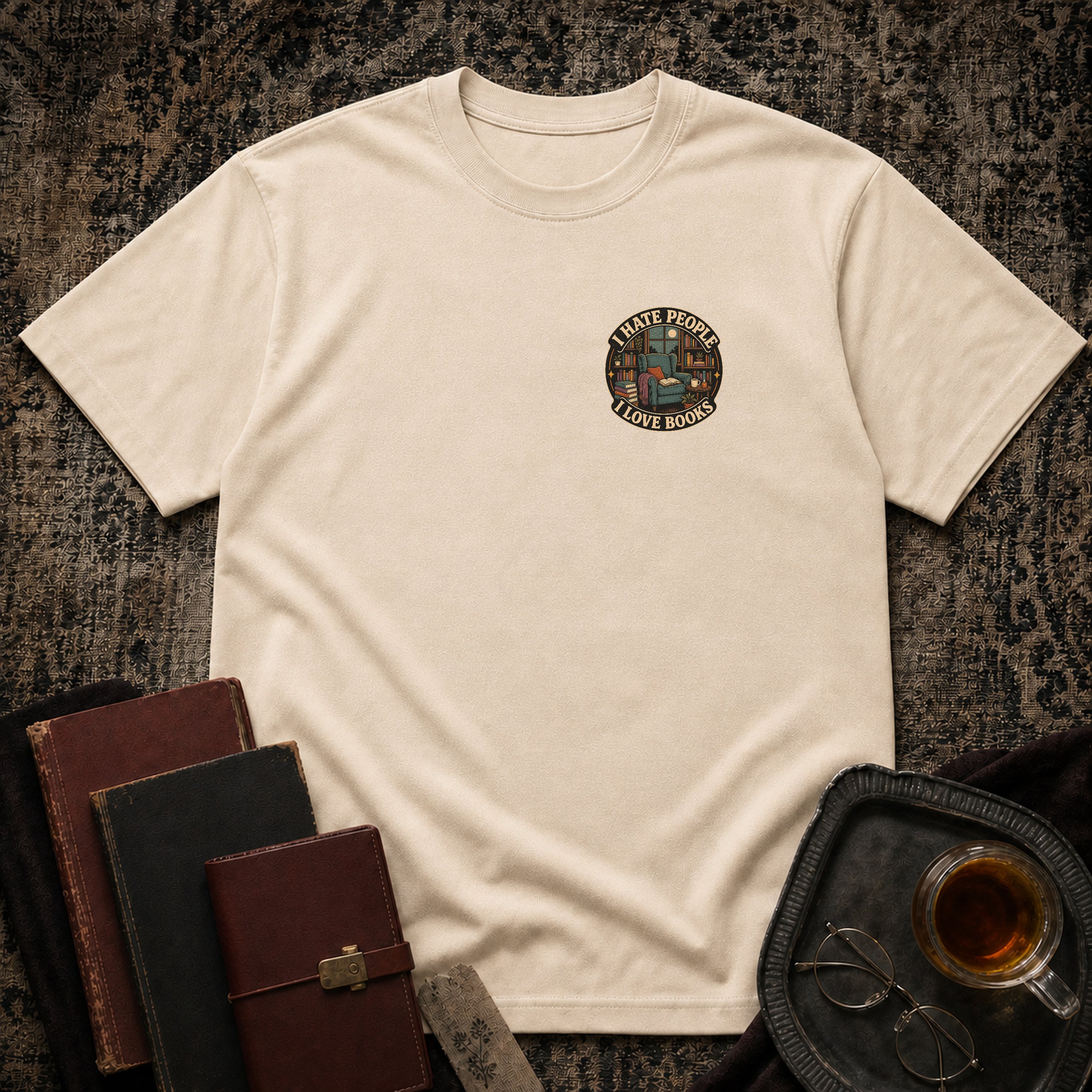 Hate People Love Books T-shirt