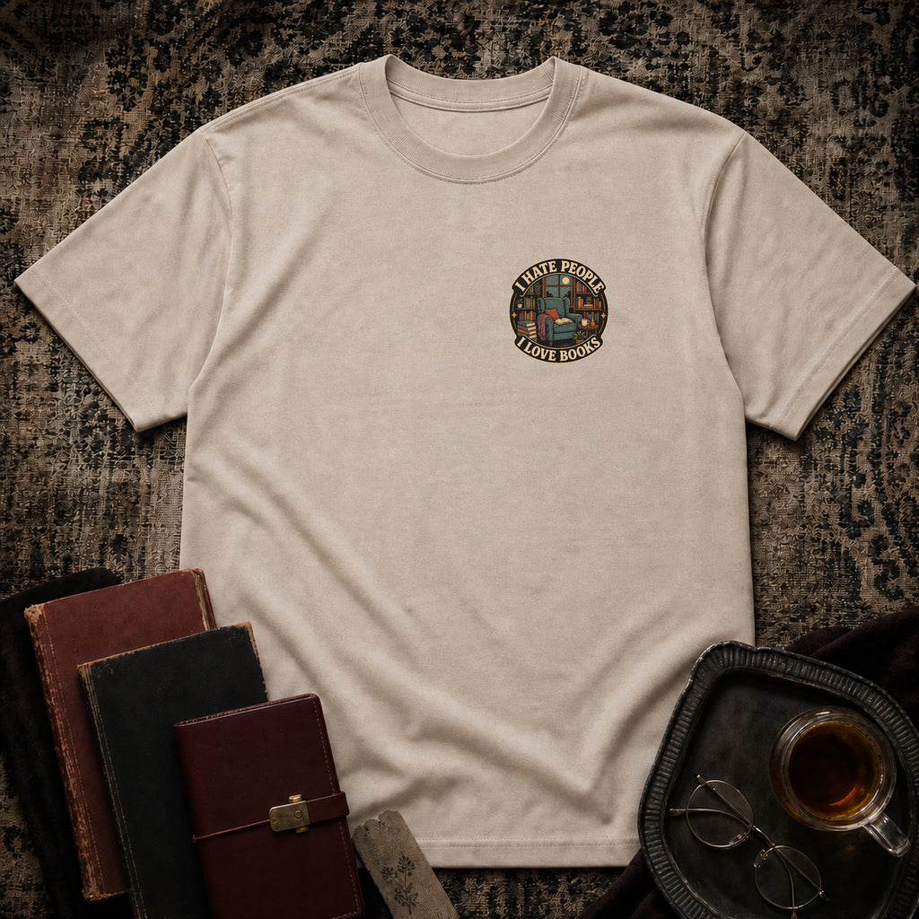 Hate People Love Books T-shirt