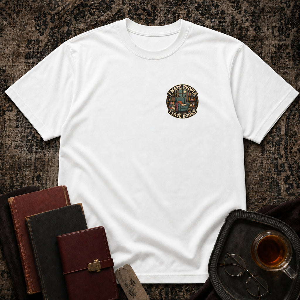 Hate People Love Books T-shirt