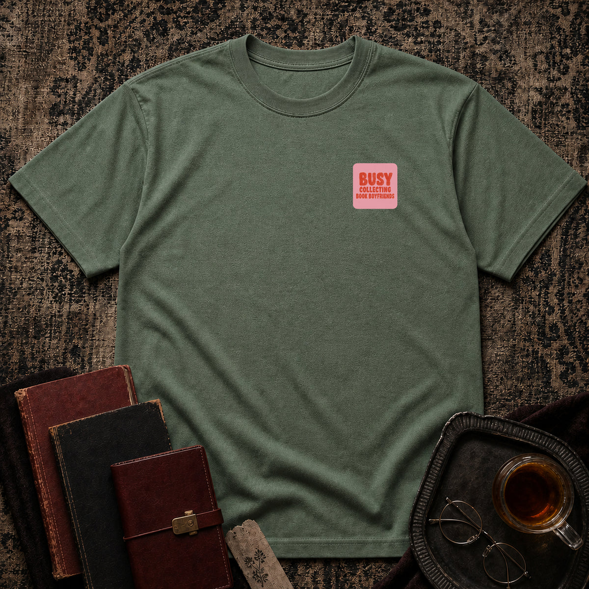 Busy collecting book boyfriends T-shirt