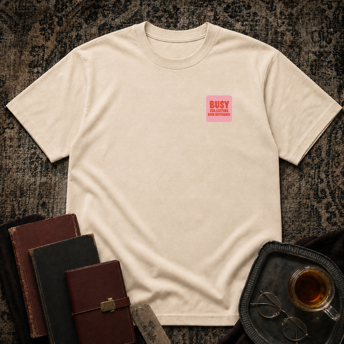Busy collecting book boyfriends T-shirt