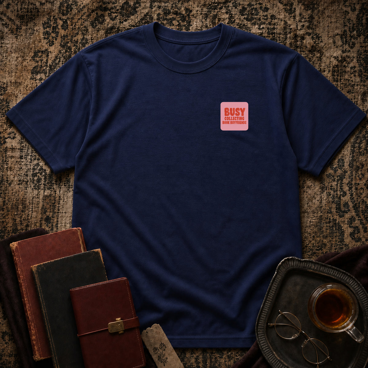 Busy collecting book boyfriends T-shirt