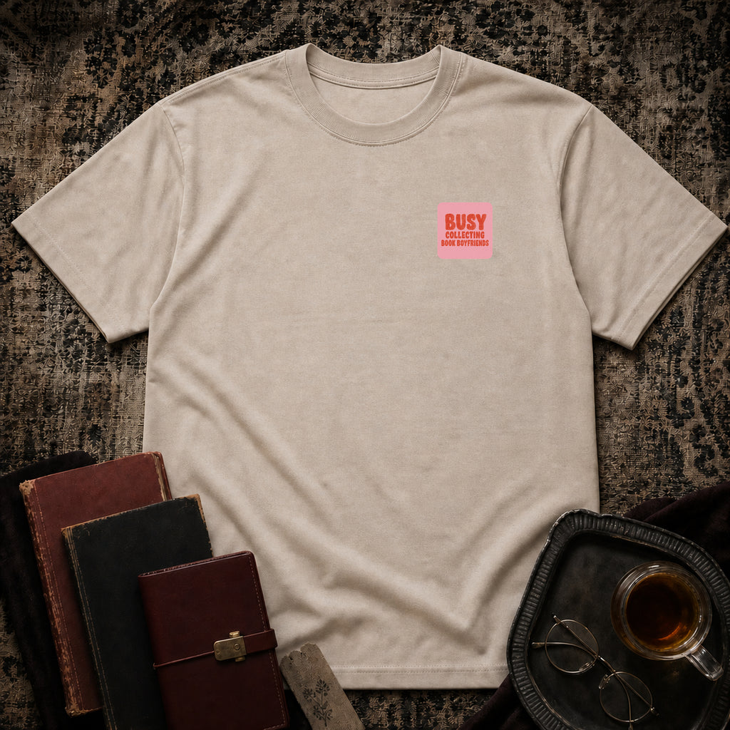 Busy collecting book boyfriends T-shirt