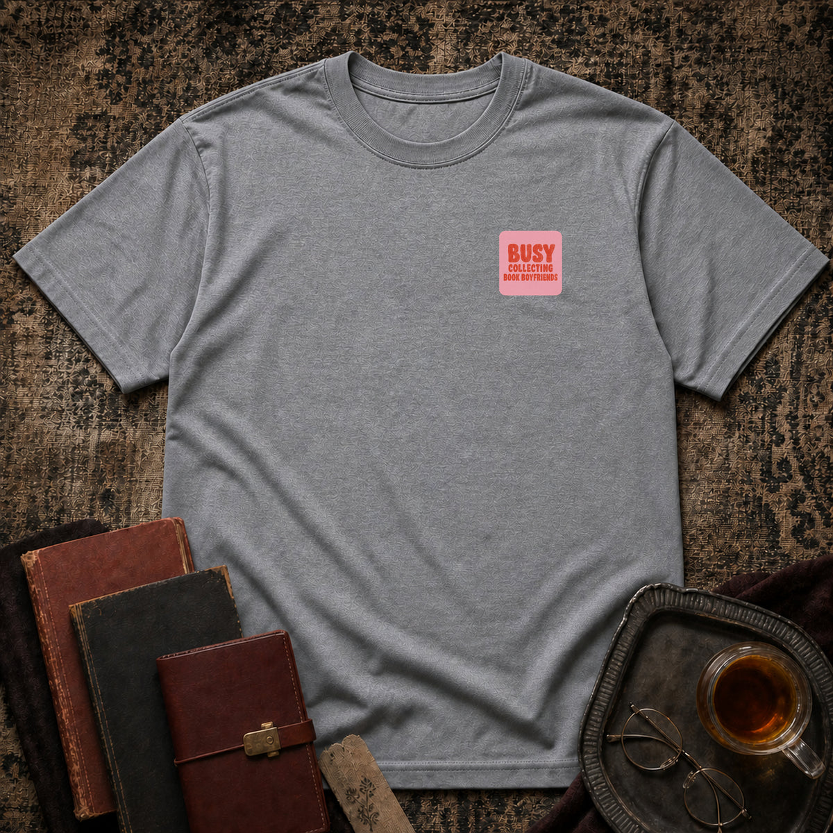 Busy collecting book boyfriends T-shirt