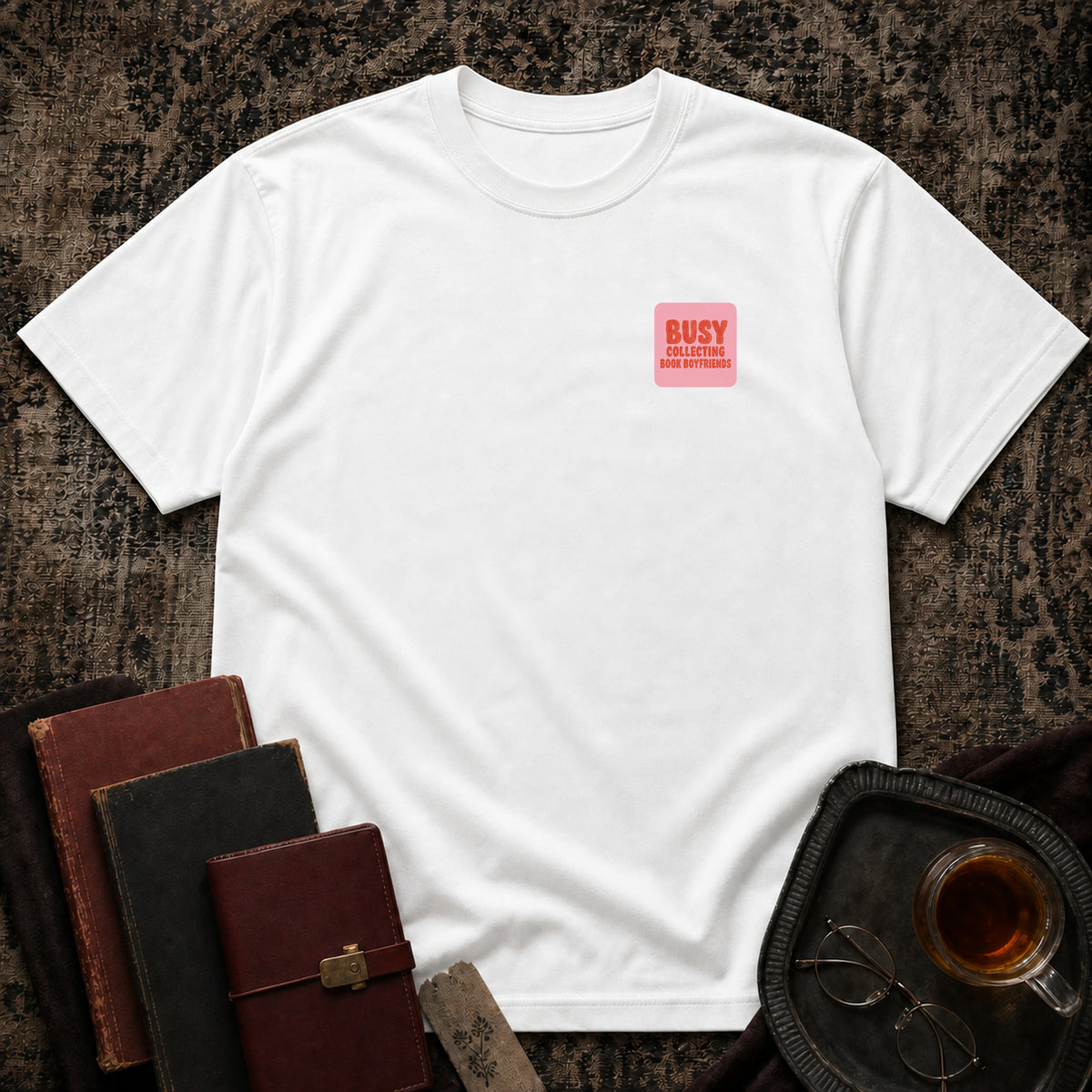 Busy collecting book boyfriends T-shirt
