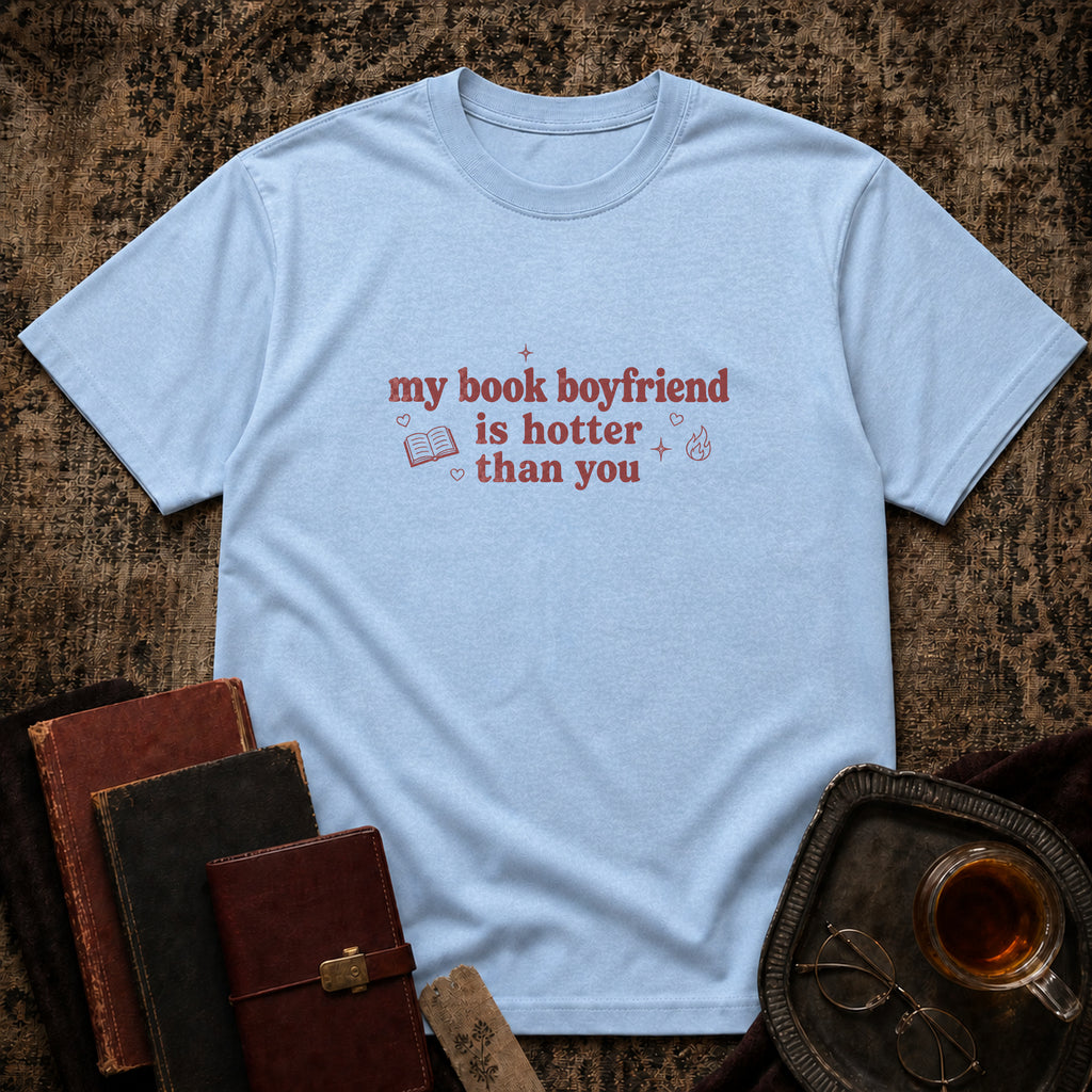 Book Boyfriend Hotter T-shirt