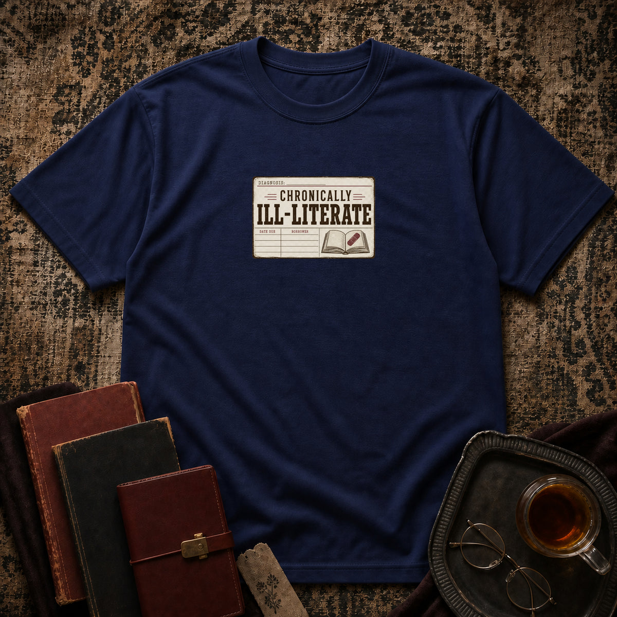 Chronically Ill-Literate T-shirt