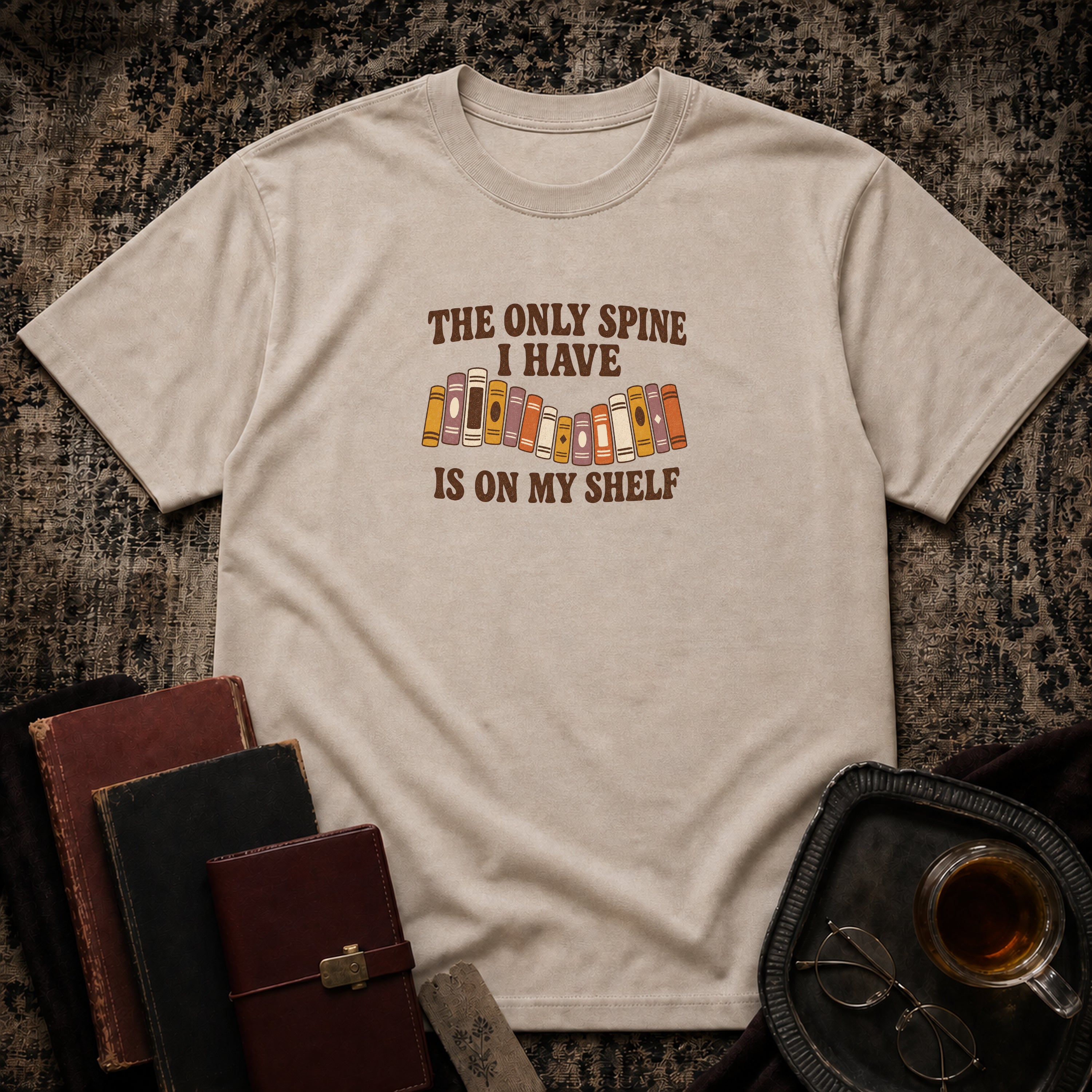 Only Spine on Shelf T-shirt