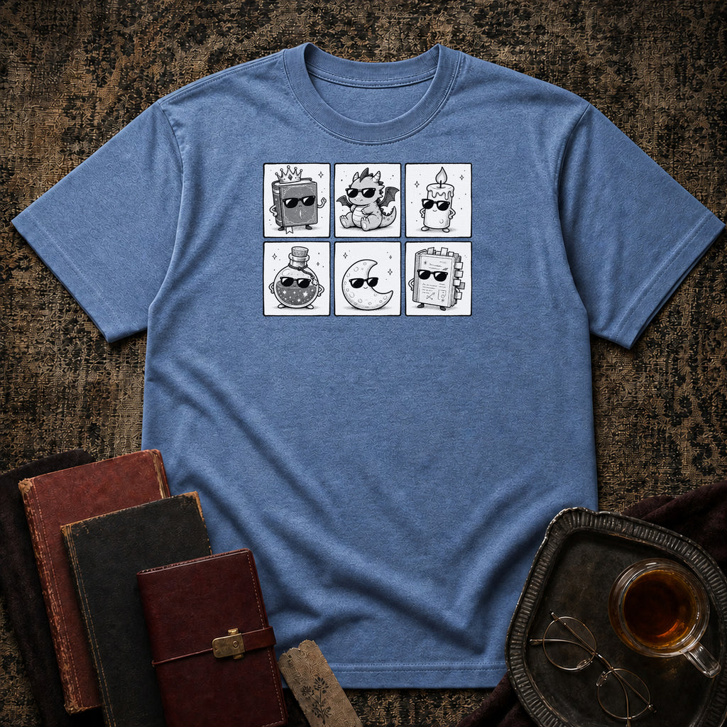 6 grid sunglass T-shirt