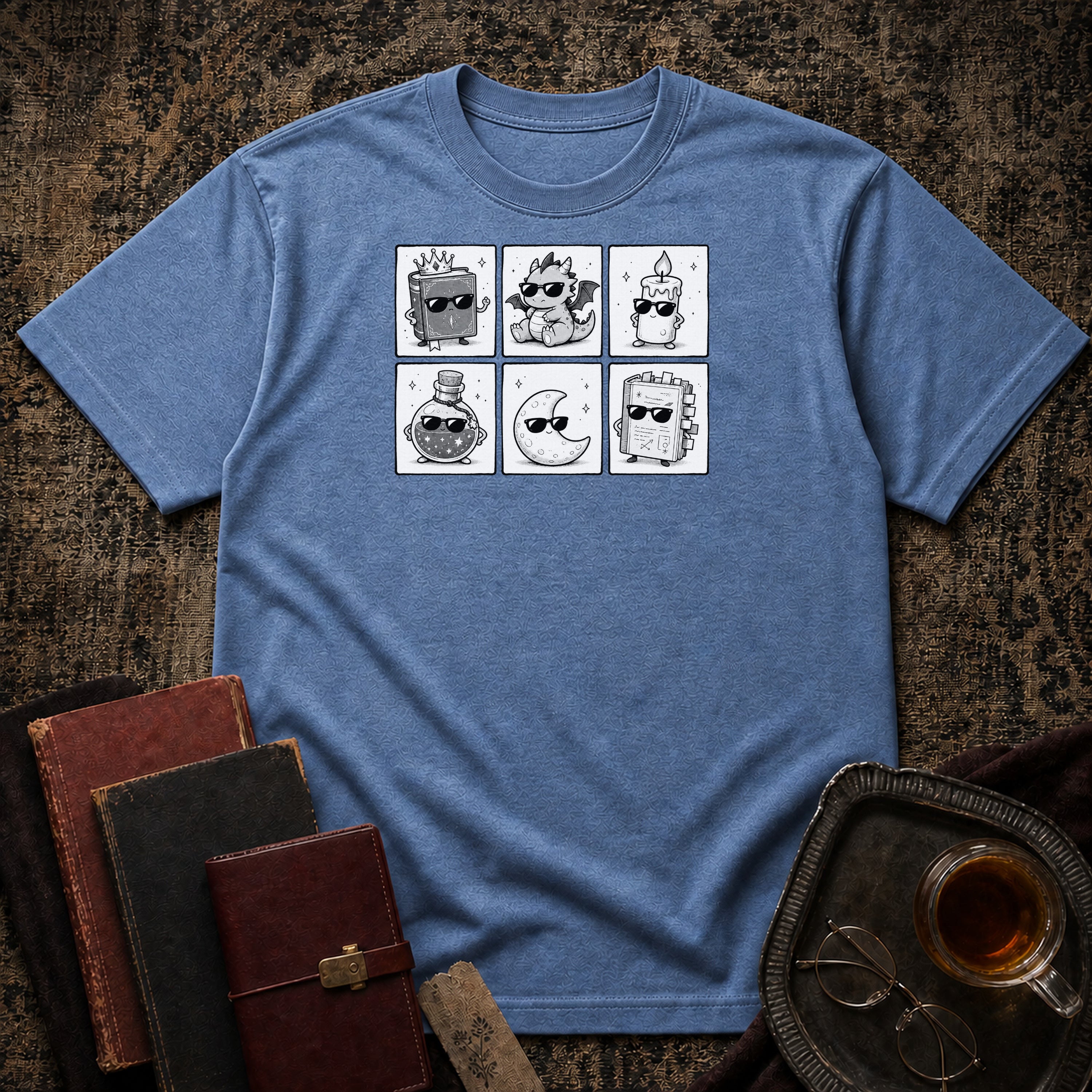 6 grid sunglass T-shirt