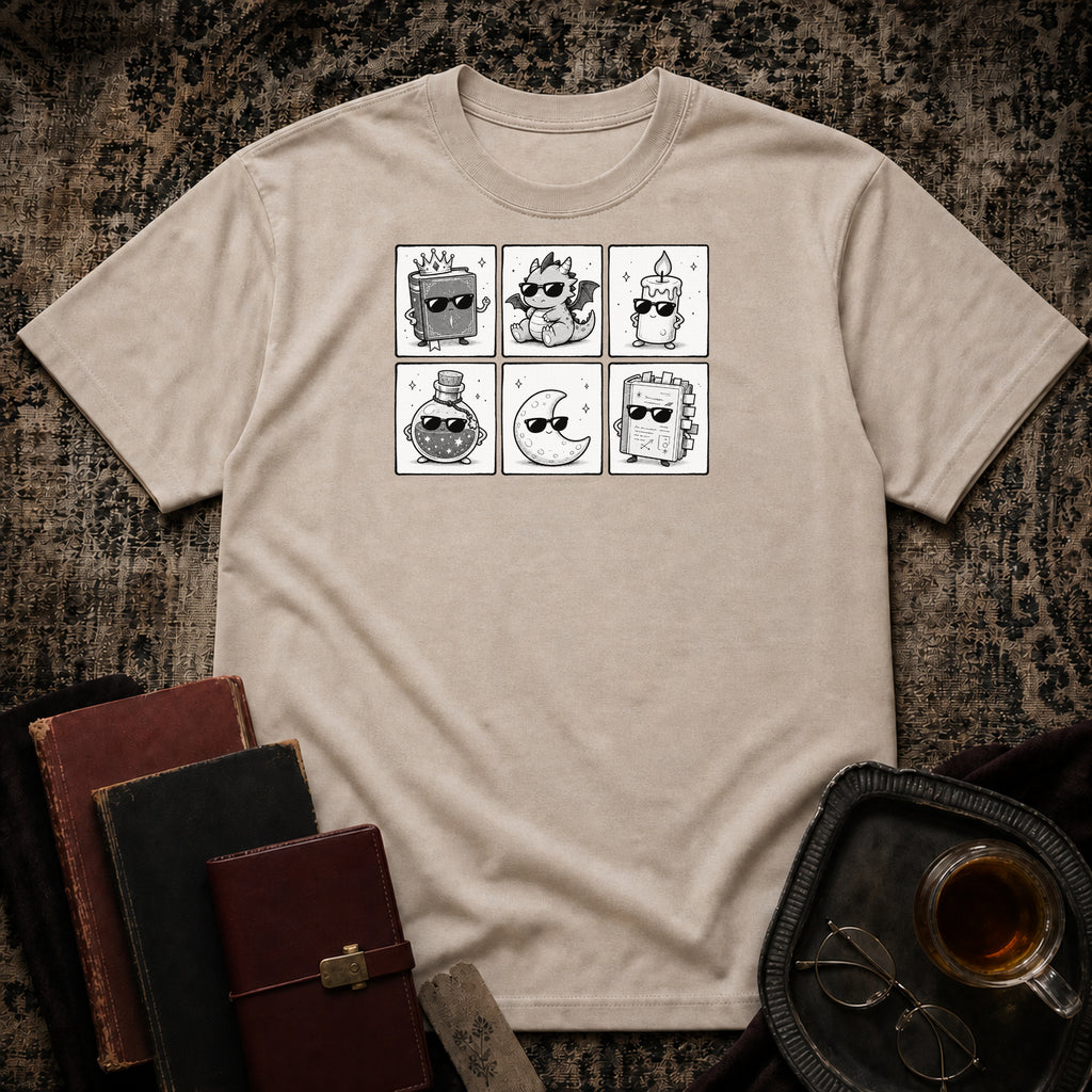 6 grid sunglass T-shirt