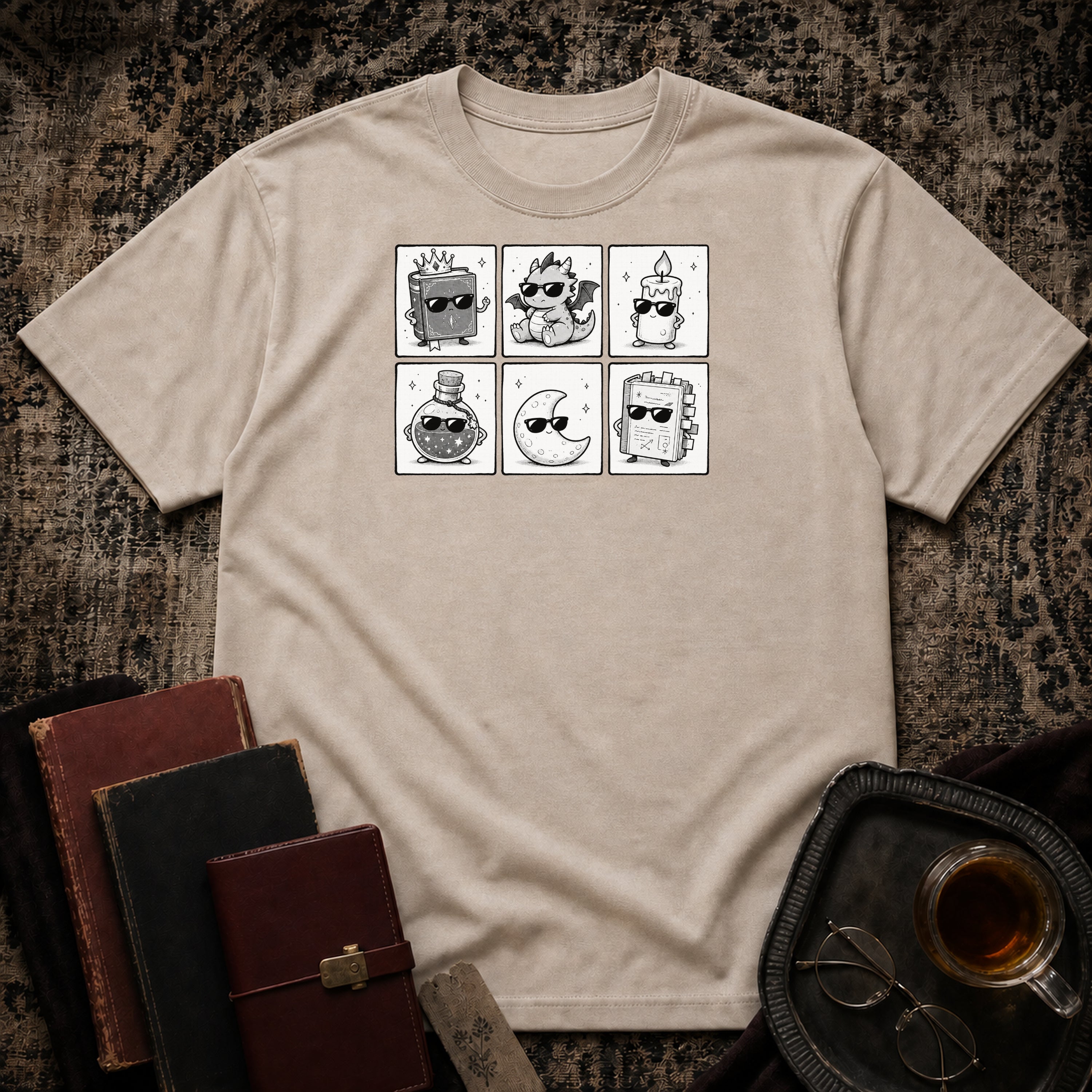 6 grid sunglass T-shirt