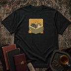 Cozy Cats in a Book T-shirt