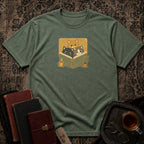 Cozy Cats in a Book T-shirt