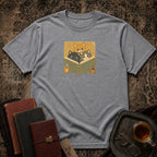 Cozy Cats in a Book T-shirt