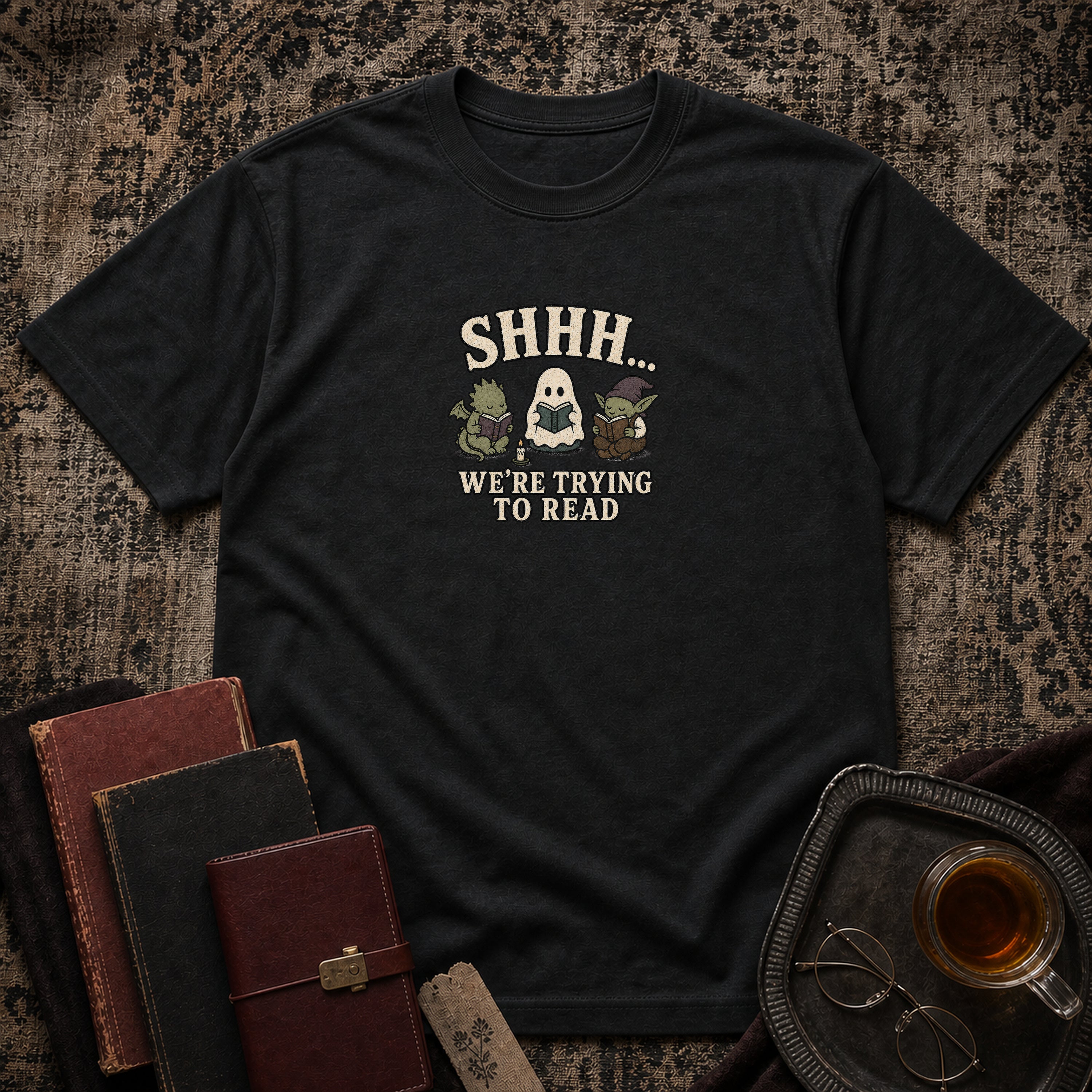 Shhh.. Trying to read T-shirt
