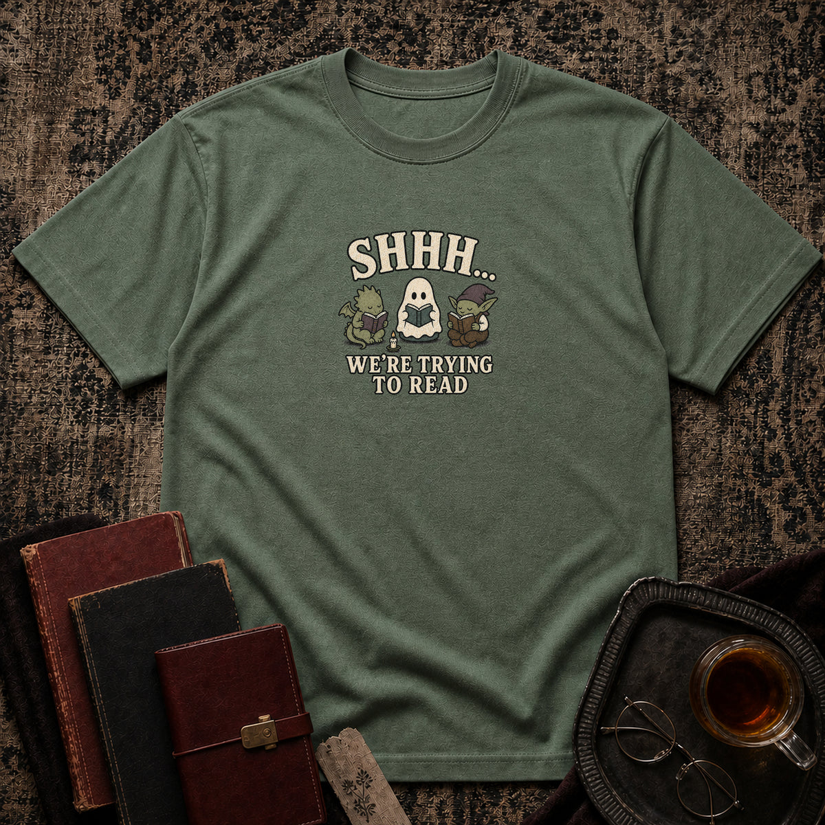 Shhh.. Trying to read T-shirt