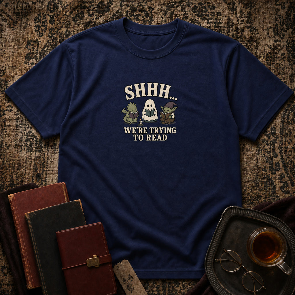 Shhh.. Trying to read T-shirt