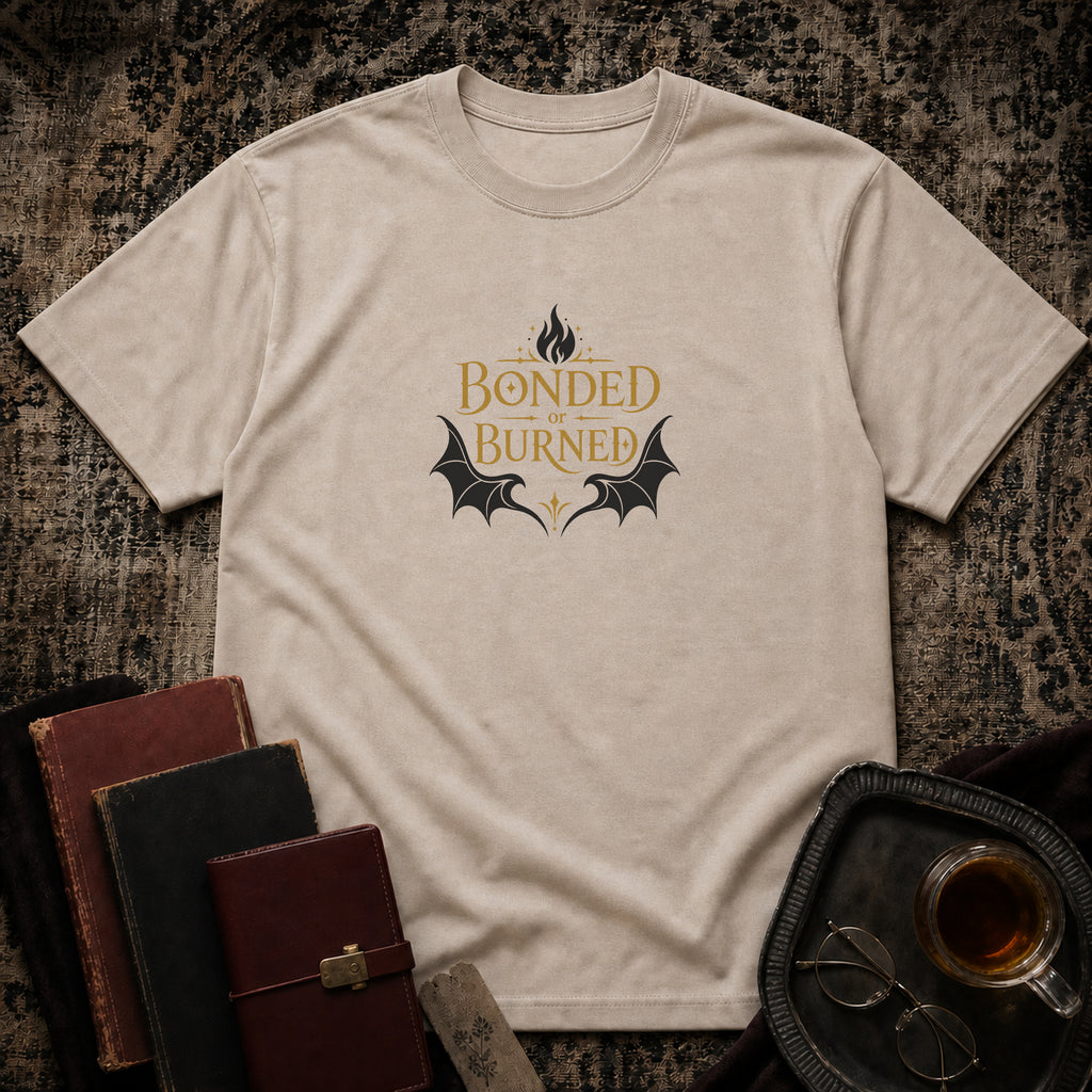 Bonded or burned T-shirt