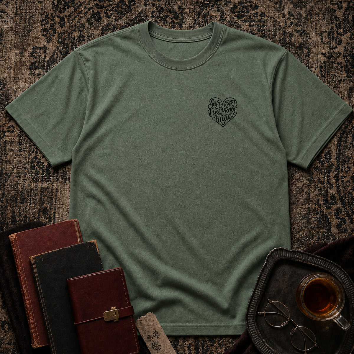 Soft Heart, Fireproof Attitude T-shirt