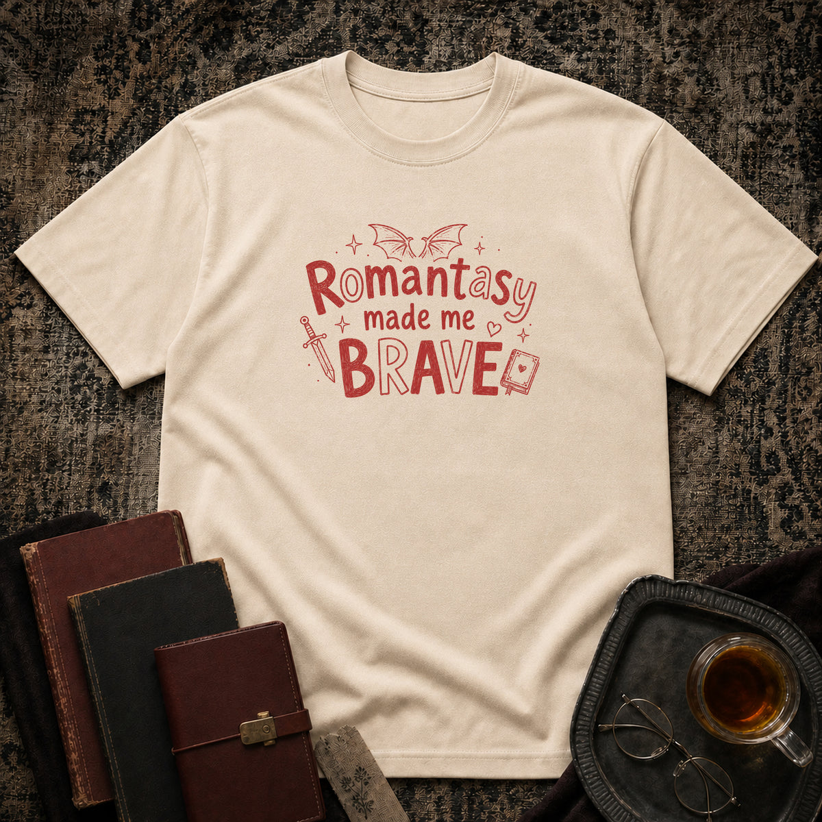 Romantasy Made Me Brave T-shirt