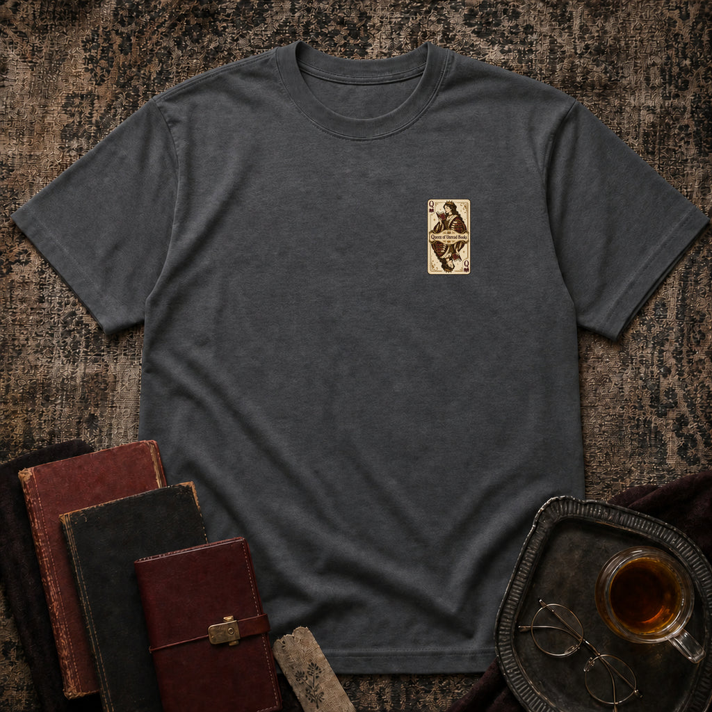 Queen of unread books T-shirt