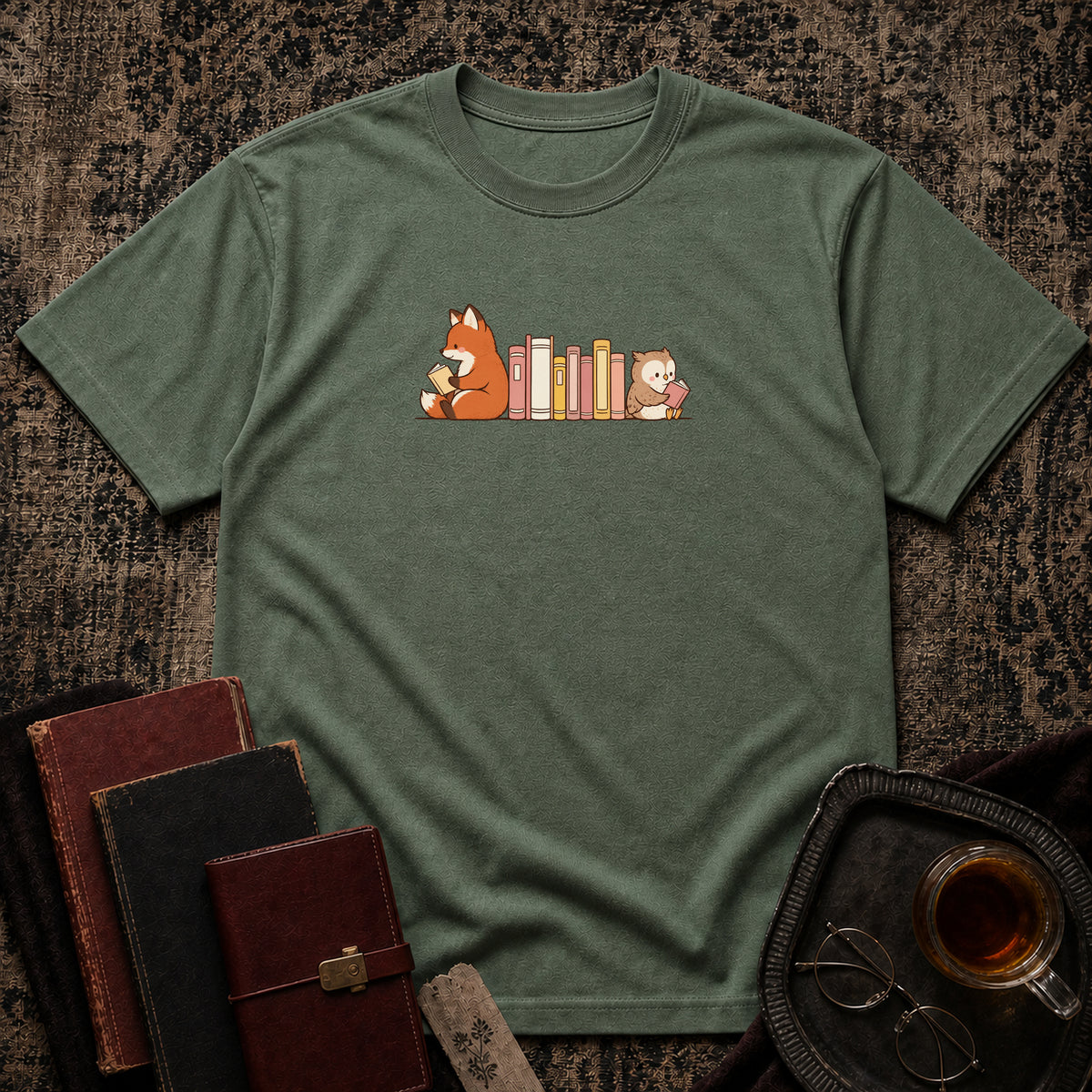 TOBD Military Green front flatlay