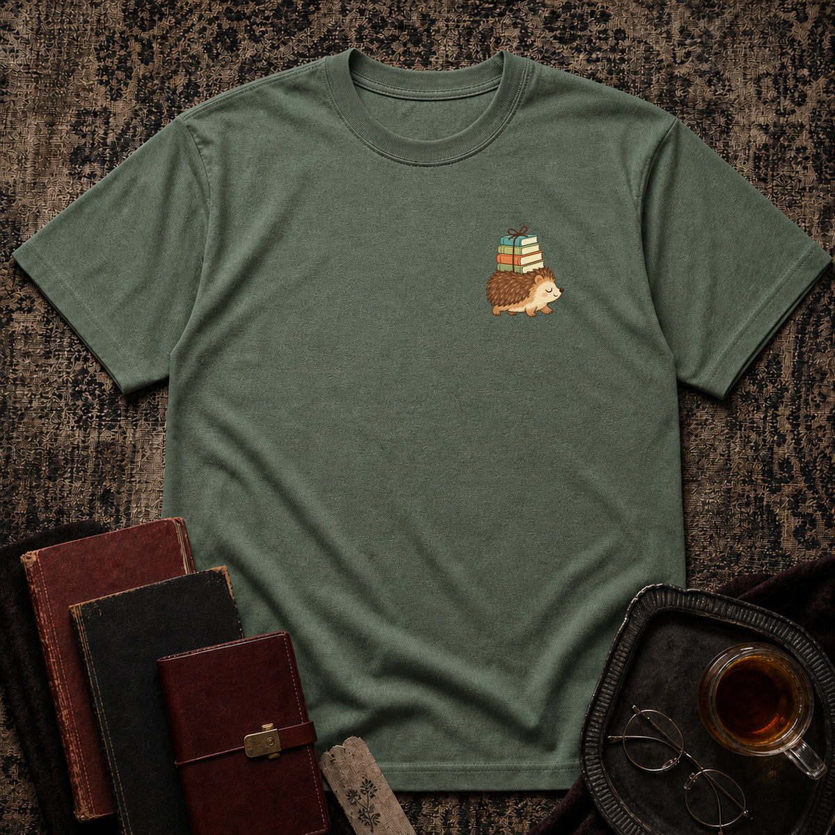 TOBD Military Green front flatlay
