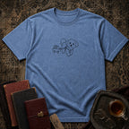 TOBD Heather Indigo front flatlay
